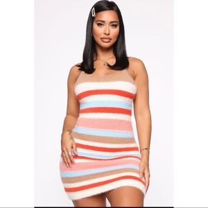 Fashion Nova’s sweet candy lady sweater dress